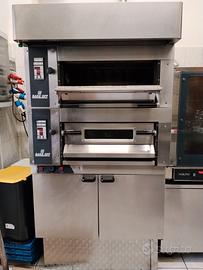  forno professionale bakeoff 2 camere 
