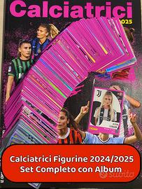 Calciatrici 2024 / 2025 - Set Completo Con Album