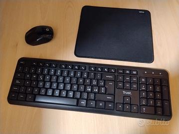Mouse e tastiera wireless
