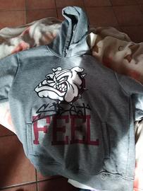 felpa con cappuccio , giacca tuta