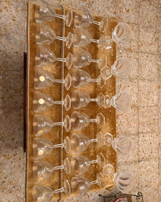 bicchieri in cristallo Cristal d’Arques + vaso