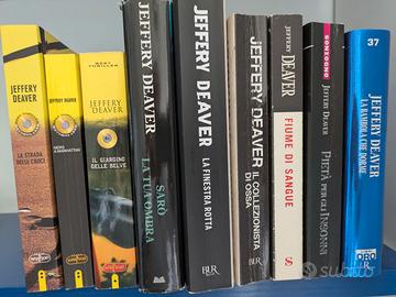 Lotto di 9 libri Thriller  di Jeffery Deaver