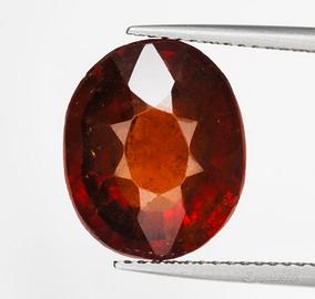 Granato Hessonite natur 7.71 ct – Certificato ALGT