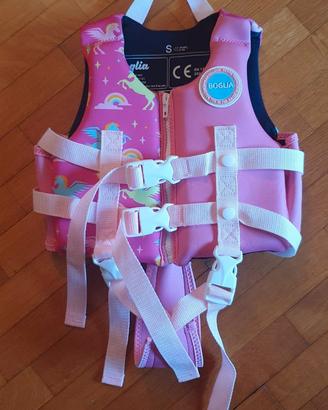 giubbotto salvagente-galleggiamento bimba 1-3 anni