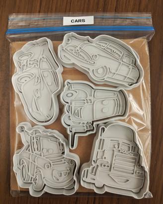 Set 5 Formine  Disney Cars Biscotti