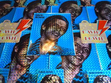 Adesivi prismatici D. Bowie Iggy Pop Smith Hendrix