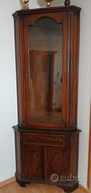 Credenza vintage ad angolo porta fucili 