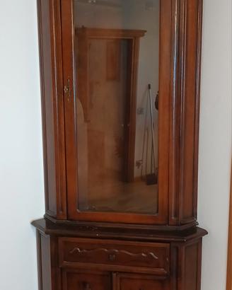 Credenza vintage ad angolo porta fucili 