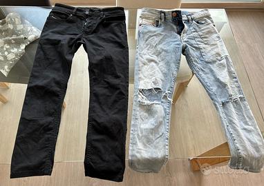 Set jeans uomo taglia w27-L32