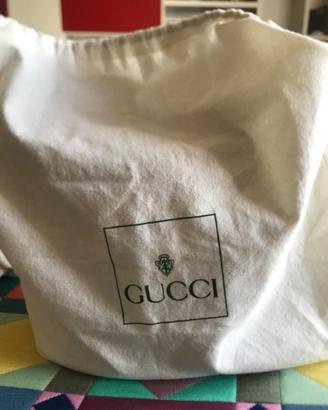 Borsa vintage Gucci verde cachi serie n.0011151526
