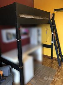 Struttura Letto Singolo a Soppalco