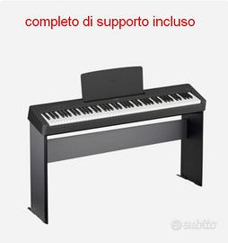 pianoforte yamaha p45 + supporto