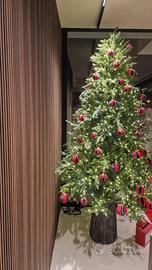 Albero di Natale 3.000 microled 210cm + 55 tronco