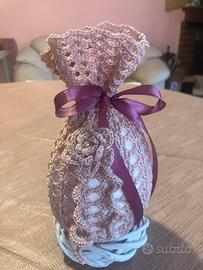 Uovo di Pasqua a uncinetto