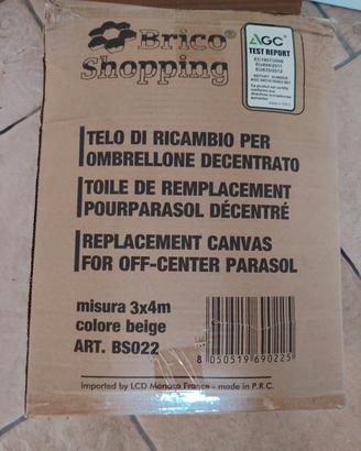 Telo di ricambio ombrellone