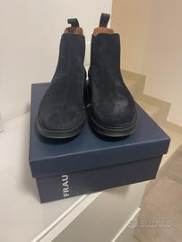 FRAU Beatles uomo blu in suede