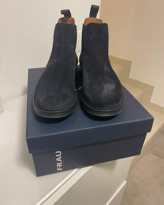 FRAU Beatles uomo blu in suede