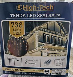Tenda 736 led sfalsata esterna 