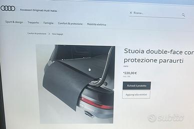Tappeto cofano per audi q5