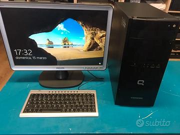 Pc fisso HP Compaq 100-410NL AMD 2 core 1tb hd