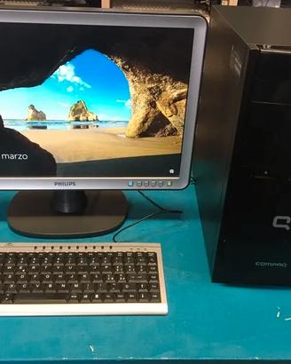 Pc fisso HP Compaq 100-410NL AMD 2 core 1tb hd