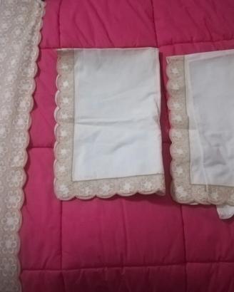 lenzuolo letto matrimoniale vintage