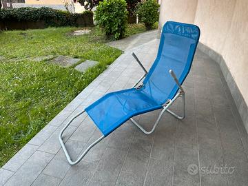 Sdraio prendisole pieghevole da giardino