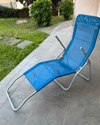 Sdraio prendisole pieghevole da giardino