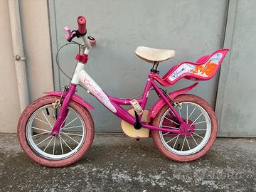 Bici bambina Winx 14 pollici con rotelle
