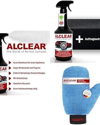 Kit di pulizia cerchi auto premium ALCLEAR