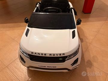 Macchina per bambini Range Rover bianca
