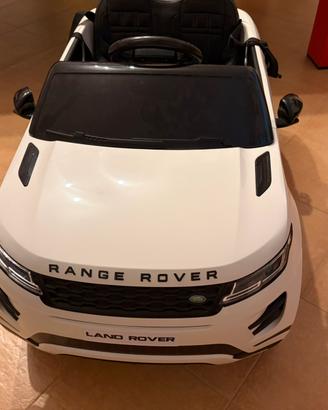 Macchina per bambini Range Rover bianca