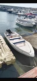 Barca 4,20mt con motore mercury 20cv ecoscandaglio