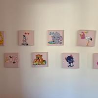 quadretti su tela x bambini 