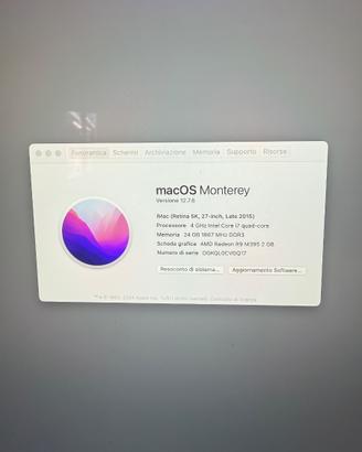 Imac 27"  Retina 5k