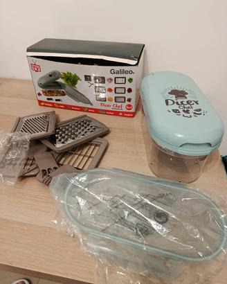 Affettatutto Galileo Dicer Chef 8 in 1 