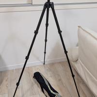 Treppiede Manfrotto con piastra a sgancio rapido 