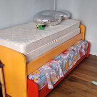LETTO DOPPIO ESTRAIBILE BAMBINI/OSPITI