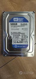 N. 2 Hard Disk WD Western Digital 500 GB