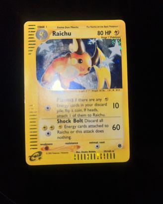 Pokemon Raichu 25/165 olografico ing 2002