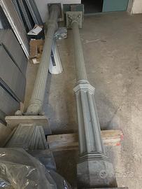 Colonna in ghisa vintage