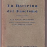 Mussolini La dottrina del fascismo 1940 MOLTO RARO