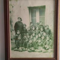 quadro con stampa su tela Vecchia foto 