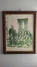 quadro con stampa su tela Vecchia foto 