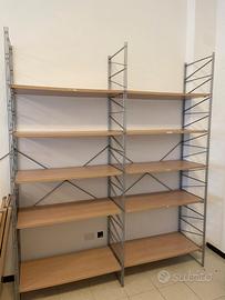Libreria /Scaffali legno e acciaio