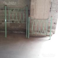 Lettino in ferro battuto