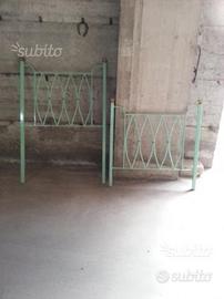 Lettino in ferro battuto