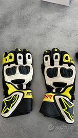 Guanti da moto Alpinestar in pelle lunghi