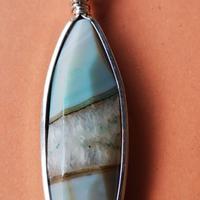 Collana con ciondolo in Agata