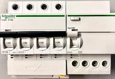 Interruttore magnototermico differenziale 16A